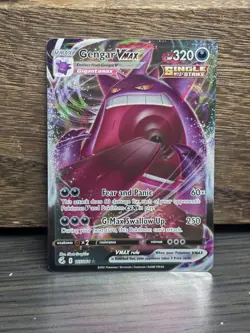 Pokemon TCG Gengar VMAX 157/264 Swsh08: Fusion Strike NM - Image 1