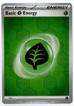 Basic Grass Energy - SVE001 - Reverse Holo - Pokemon Shrouded Fable - Image 1