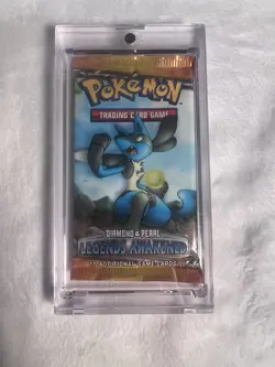 Pokemon TCG DP Legends Awakened Sealed Booster Pack English w/ Magnetic Case - Image 1