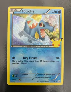 Totodile 18/25 Holo Promo McDonald's 25th Anniversary | LP | Pokemon TCG - Image 1