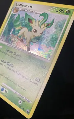 Leafeon - (DP Majestic Dawn) 024/100 Deck Exclusives Holo (See Photos) Pokemon - Image 4