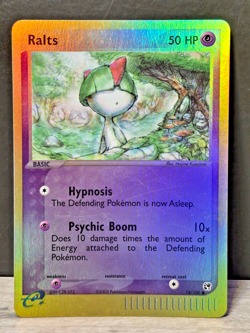 Pokemon Ralts 74/100 Sandstorm Reverse Holo 2003 Vintage EX Era - Image 1