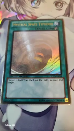 Mystical Space Typhoon - GLD5-EN038 - Ghost Gold Rare - Limited Edition - LP - Image 2