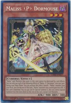 Yugioh! LP Maliss P Dormouse - CRBR-EN017 - Collector's Rare - 1st Edition Light - Image 1