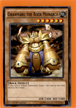 3x Granmarg the Rock Monarch | SR01-EN006 | Yu-Gi-Oh! TCG - Image 1