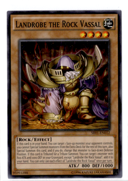 Landrobe the Rock Vassal | SR01-EN012 | Yu-Gi-Oh! TCG - Image 1
