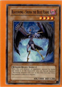 Blackwing - Shura the Blue Flame | RGBT-EN011 | Yu-Gi-Oh! TCG - Image 1