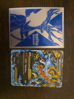 Pokemon Mega Charizard EX Blue Fire 2014 Halo Card Well Played - Image 3