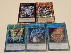 Bonfire RA03-EN073 - Quarter Century Secret Rare 1st Edit. w/4 other cards - Image 1