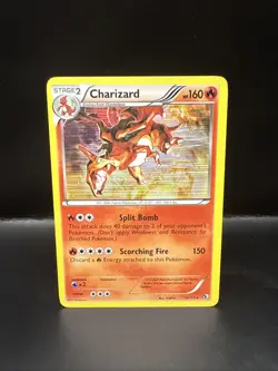 Pokemon TCG Charizard Legendary Treasures Holo Rare Card 19/113 - Image 3