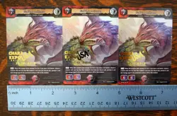 Bushiroad Chara Expo 2018 English Dragonborne Grakk Apex Hunter Promo Card x3 - Image 1