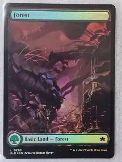 MTG Forest (0280) FOIL - Bloomburrow (BLB) Magic Gathering Card LAND NM - Image 5