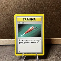 Pokemon Card Base Set Uncommon Trainer Full Heal 82/102 - Image 1
