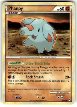 Phanpy 66/95 - Call of Legends - Common - Pokemon Card - NM - Image 1