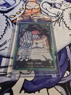 Hody Jones (Gold Text) OP06-020 L Anime 25th Collection ONE PIECE Card English - Image 3