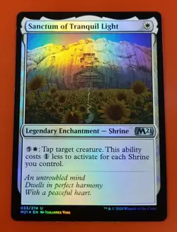 1x Sanctum of Tranquil Light | FOIL | M21 Core Set 2021 | MTG Magic Cards - Image 1