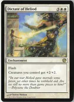 Dictate of Heliod 8 Rare Journey Into Nyx NM MTG - Image 1