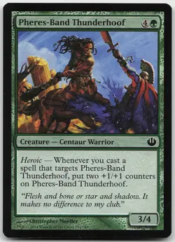 Pheres-Band Thunderhoof FOIL Common Journey Into Nyx LP MTG - Image 1