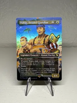 Wakka, Devoted Guardian Chocobo Track Foil 0477 FIC MTG Final Fantasy NM - Image 1