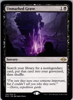 Unmarked Grave R Modern Horizons 2 106 NMNormal - Image 1