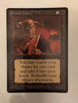 Demonic Tutor Unlimited Edition Regular - Image 3