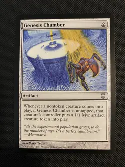 MTG Genesis Chamber LP Light Play Darksteel [1502] - Image 1