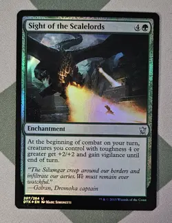 Sight of the Scalelords - Foil - NM - MTG Dragons of Tarkir ⚔B&B - Image 1