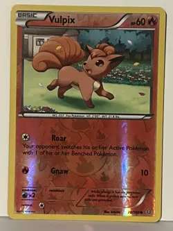 Vulpix Reverse Holo 20/160 XY - Primal Clash NM Pokemon Fast Ship - Image 1