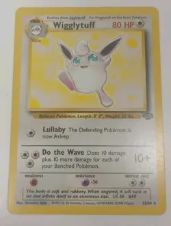 Pokemon Wigglytuff 32/64 Jungle Unlimited Non Holo Rare LP - Image 1