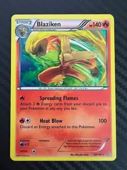Pokemon TCG Blaziken XY Primal Clash 28/160 Holo Rare Holo VLP - Image 1
