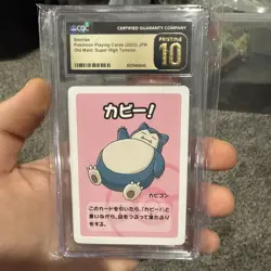 Snorlax 10 Pokemon Old Maid Super High Tension - CGC Pristine Slabs - Image 1