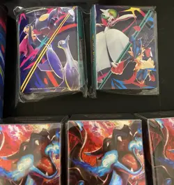 Pokemon TCG Accessory Lot Charizard PlayMat Prismatic Sleeves Binders Figures - Image 5