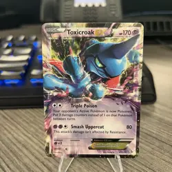 Pokemon Toxicroak EX 41/106 Flashfire Holo - Image 1