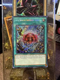 Yugioh Sinful Spoils of Subversion - Snake-Eye DUNE-EN060 Secret Rare NM - Image 1