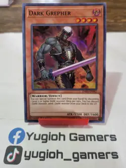 Yu-Gi-Oh Dark Grepher DASA 1st Edition Super Rare Light Played - Image 1