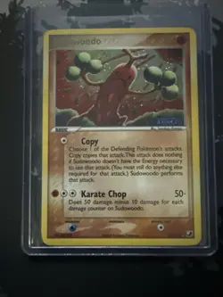 Sudowoodo Rare Holo Pokemon Card 2005 - 15/115 Stamped LP - Image 1