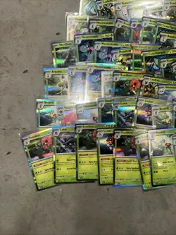 150+ Pokemon Holographic Holo Card Lot Grass Energy Type Vileplume Leafeon More - Image 2