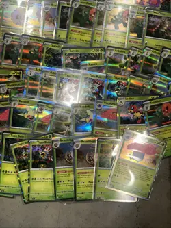 150+ Pokemon Holographic Holo Card Lot Grass Energy Type Vileplume Leafeon More - Image 5
