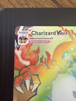 Pokemon TCG Champions Path Rainbow Charizard VMAX Secret Rare Card 74/73 - Image 2