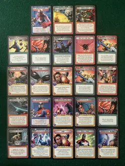 2005 CITY OF HEROES Collectible Card Game 23 Cards Lot - Image 2