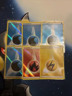 Pokemon Holo Energy’s Lot Of 6 Pokemon Cards - Image 1