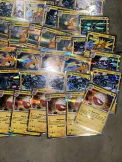 125+ Pokemon Holographic Holo Card Lot Lightning Energy Type Zapdos Electrode + - Image 5
