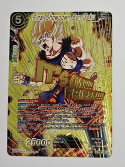 Dragon Ball Super card Final Showdown Son Goku TB3-035 SPR DBS Super Rare - Image 1