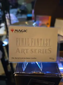 Tifa, Martial Artist Art Series Gold-Stamp Card 52/53 Final Fantasy MTG - Image 2