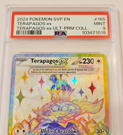🔴2024 Pokemon Terapagos ex 165 Sv: Scarlet & Violet Promo Cards Holo PSA 9 - Image 2