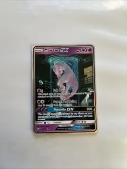 Mewtwo GX 2017 Shining Legends 78/73 Secret Rare Holo Pokemon Card - Image 1
