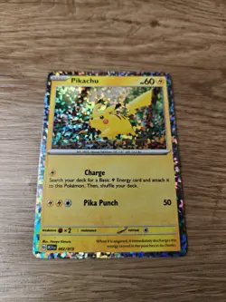 Pokemon TCG Pikachu 002/015 McDonald's 2024 Promo Holo Card - Image 1