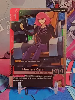 Haman Karn (R) GD02-091 - Dual Impact - Gundam TCG Card Game *English - Image 1