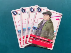 Goro Matayoshi BT23-078 Playset Hackers' Slumber Digimon Card Game x4 - Image 1
