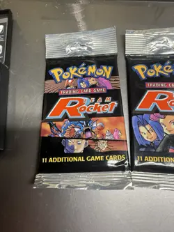 (4 Count) Sealed Pokemon Team Rocket Booster Pack - 11 Cards New Sealed - Image 2